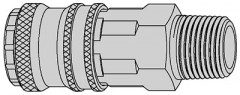 COUPLEUR ESAFE 3/8 BSPT MALE