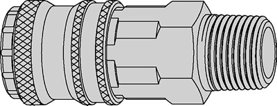 COUPLEUR ESAFE BSPT MALE 3/4