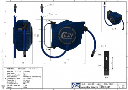 Enrouleurs SafetyReel-Enrouleur petit