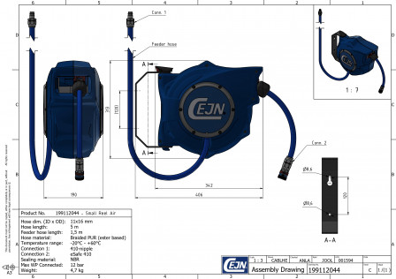 Enrouleurs SafetyReel-Enrouleur petit