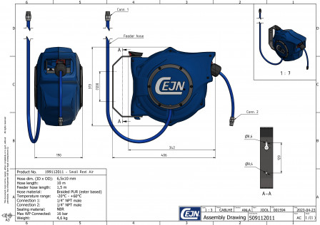 Enrouleurs SafetyReel-Enrouleur petit