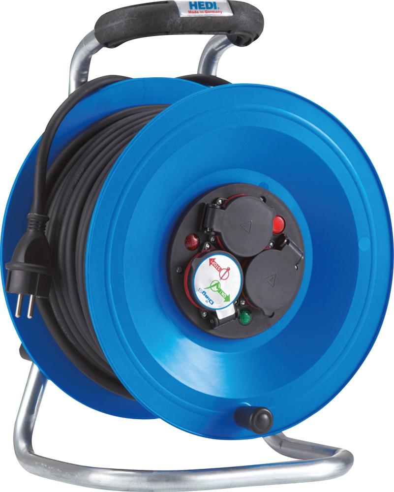 Touret en plastique, prise de type E H07RN-F 3G2,5