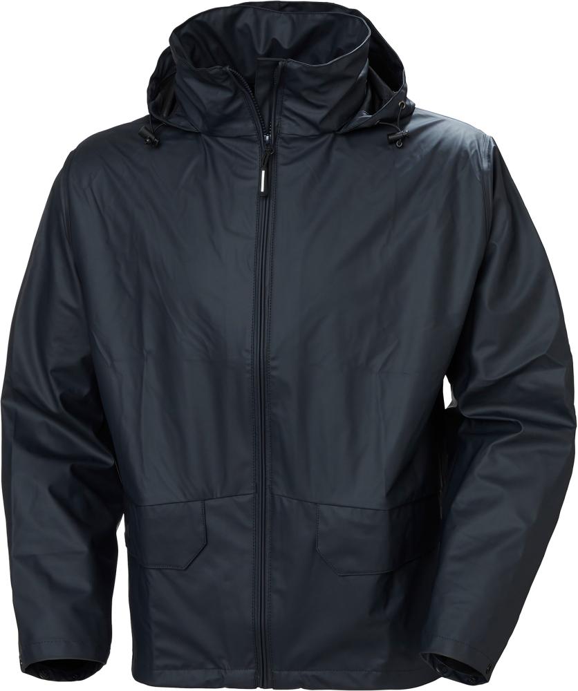 Veste imperméable en PUélastique taille M bleumarine