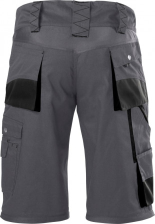 Bermuda  hommes 24,gris foncé/noir, T.50