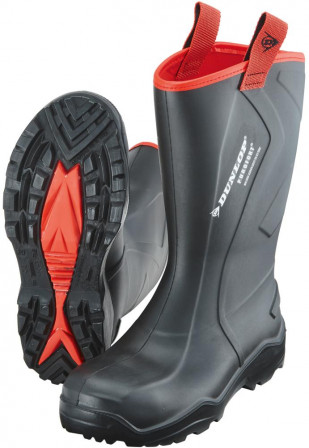 Bottes Dunlop Purofort+Rugged, noir, po.39
