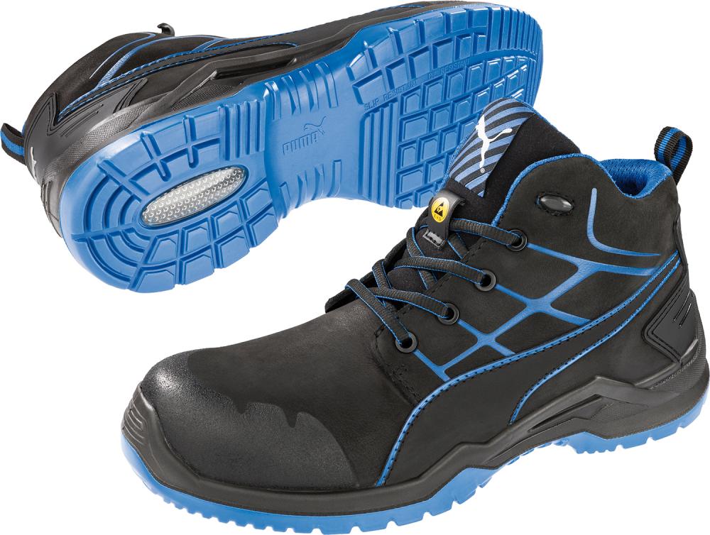 Chaussures hautes 634200, ESD,S3,T.43,noir/bleu
