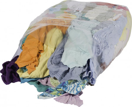 Chiffons en tricot 10 kg multicolore clair