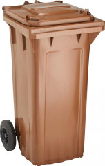 Grande poubelle WAVE 120- L plas. brun
