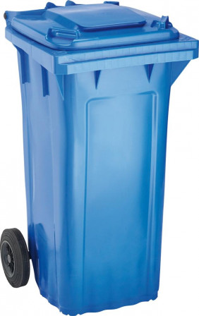 Grande poubelle WAVE 120- L plas. bleu