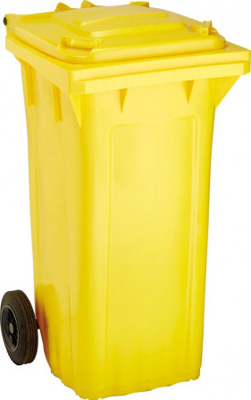Grande poubelle WAVE 120- L plas. jaune