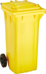 Grande poubelle WAVE 120- L plas. jaune