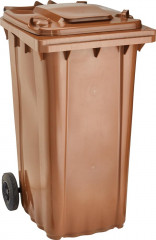 Grande poubelle WAVE 240- L plas. brun