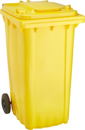 Grande poubelle WAVE 240- L plas. jaune
