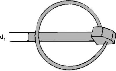 Goupille clip DIN 11023 4,5 zn HP E-