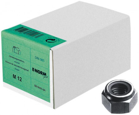 Écrou frein DIN 985 M 4 A2 HP E-
