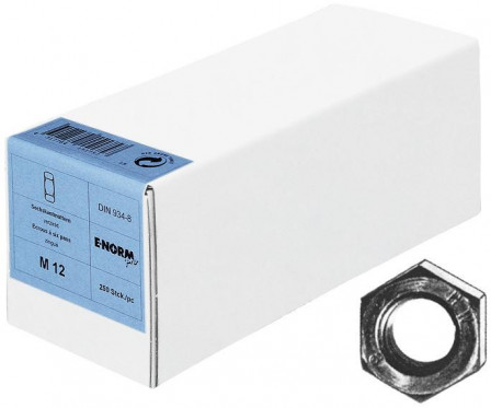 Écrou 6 pans DIN 934 M30 zn HP E-