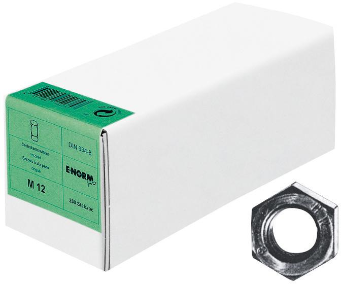 Écrou 6 pans DIN 934M 8 A2 HP E-