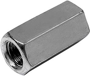 Ecrou de jonction 6p. 4.8 galv M20x50x30 HP E-