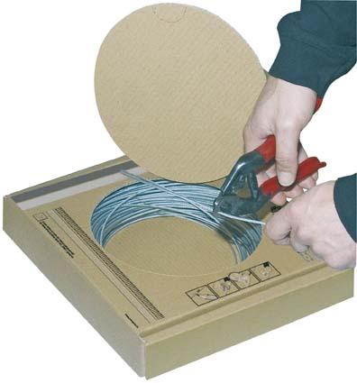 Boîte pour câblemétallique 6x7,inoxydable 6mmx50 m