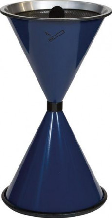 Cendrier sur pied DIABOLObleu H 770mm