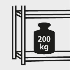 Rayon.emb. GF XXL H2000mma. 4 ét. 1700x400mm