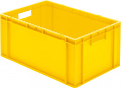 Bac de transport à empiler 600x400x270 mm jaune