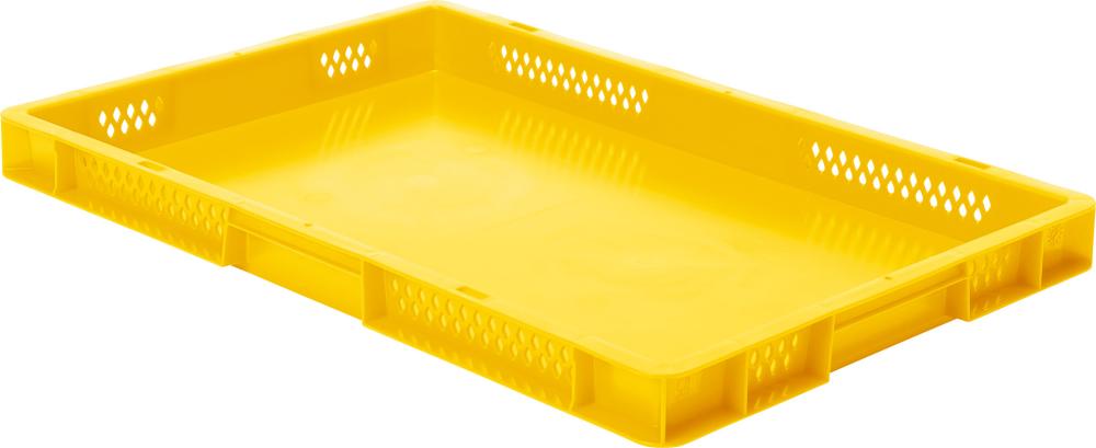 Caisse de transport à emp iler TK600/50-0, jaune