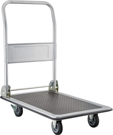 Chariot à plateau 150kg 740x470mm, roue PP