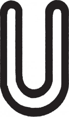 Élingue ronde simple 2000 kg, U: 2m, N:1,0m