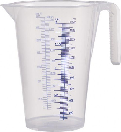 Godet mesureur polypropylène capacité nominale 1l transparent 