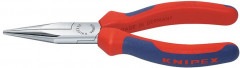 Pince à becs longs forme 2 chromée avec branches multicomposant 140mm