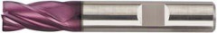 Fraise courte DIN6527 carbure monobloc TiALN D4 2,0mm  