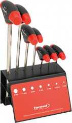 Clé mâle à six pans avec manche en « T »