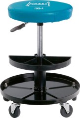 Tabouret à roulettes 150kg 380-510mm 