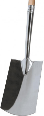 Bêche de jardin acier ino xydable T2 manche en T re pose-pied