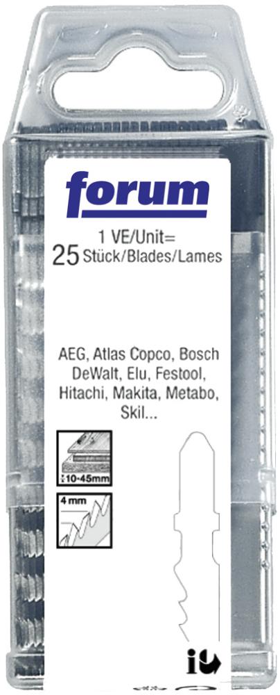 Boîte de lames de scie 25 pcs T 101 D 