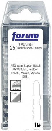 Boîte de lames de scie 25 pcs T 118 A 