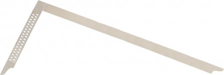 Equerre de charpentier Ruban d'acier souple chromaté 600x280mm