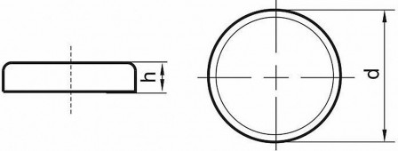 NdFeB-poig. p.aim s.fil. 10 x 4,5mm Beloh