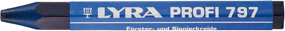 Craie de forestier et de marquage 797 bleu 12 pièces
