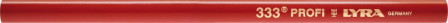 Crayon de charpentier 333 ovale rouge 24cm 