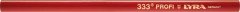 Crayon de charpentier 333 ovale rouge 18cm 