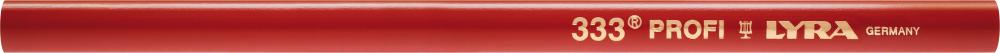 Crayon de charpentier 333 ovale rouge 24cm 