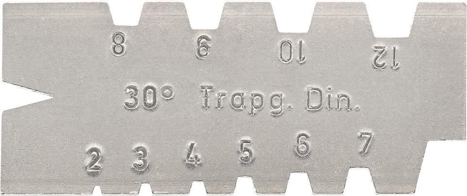 Jauge fil. triang acier D IN103 