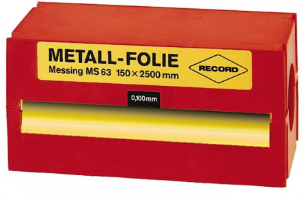 Feuille clinquant acier non allié 150x2500x0,025mm
