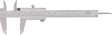Petit pied couli vis regl 100mm inox trempé 