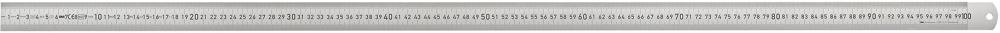 Règle graduée en acier 10 00x30mm inox 