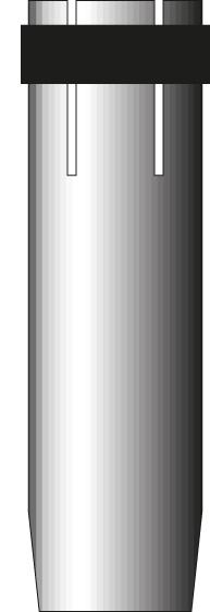 Buse de gaz, conique NW 12,5mm