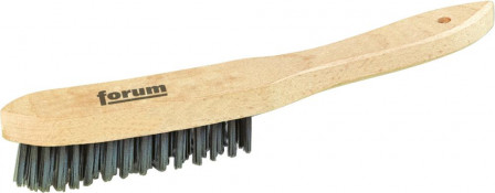 Brosse à main acier Rz 2 lisse 