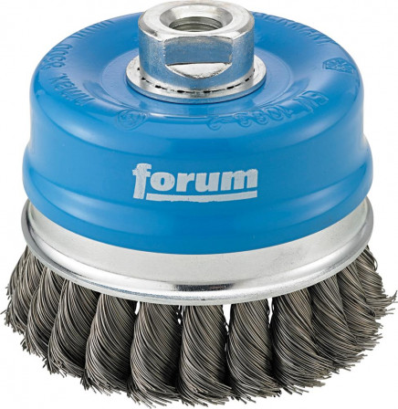 Brosse à boisseau acierM1 4 fil d'acier 100x0,80mm tressée 